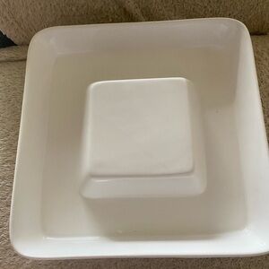 Cheese & cracker (or sausage) ceramic tray